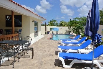 Vakantie villa op zonnig Aruba.