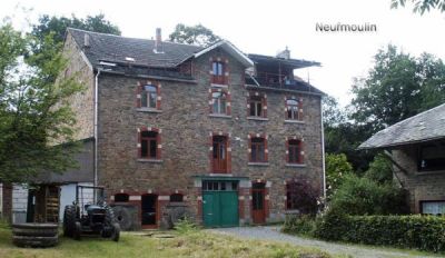 Weekend of vakantie in  oude Watermolen in de Ardennen.