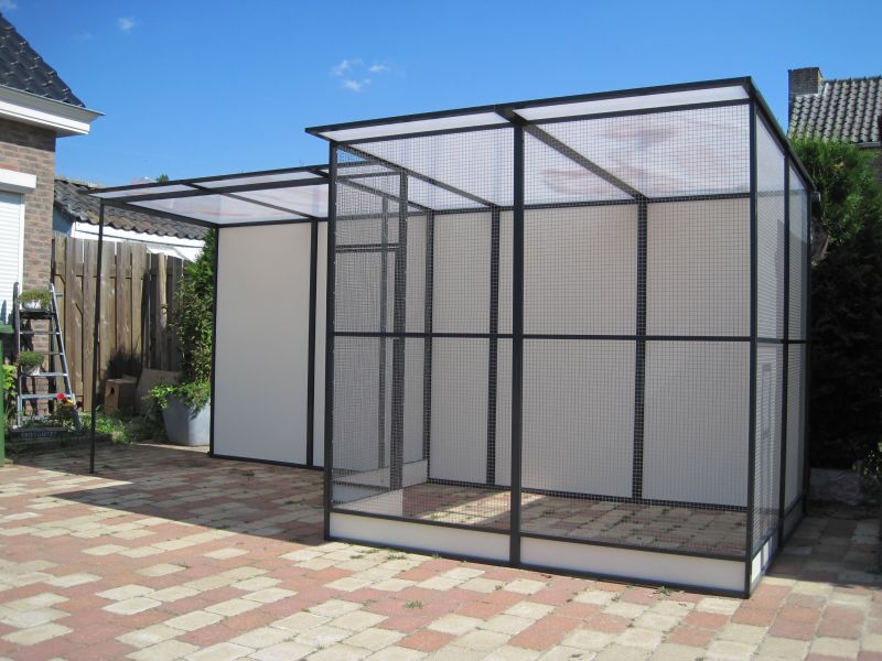 Aluminium voliere's op maat