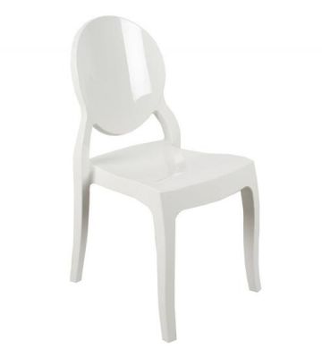 Transparante designstoel Elizabeth