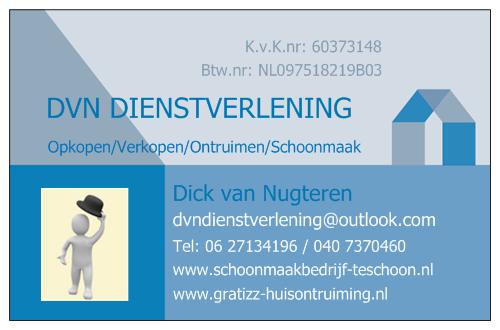 DVN Dienstverlening, Huisontruiming, woningontruiming