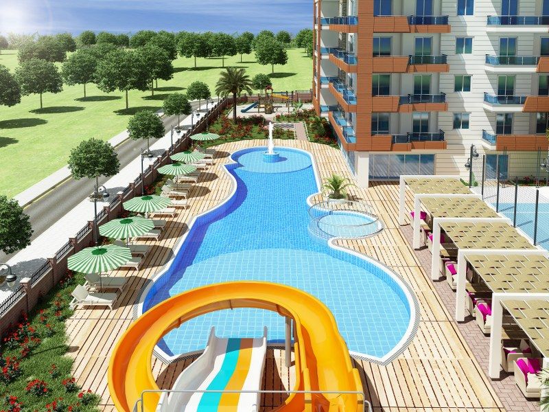 Nieuwe Appartementen in Mahmutlar/Alanya op slechts een kwartier van de luchthaven !