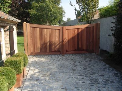 Luxe hardhouten poorten , zeer duurzaam & topkwaliteit