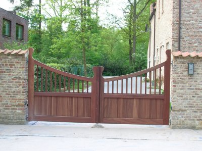 Luxe hardhouten poorten , zeer duurzaam & topkwaliteit