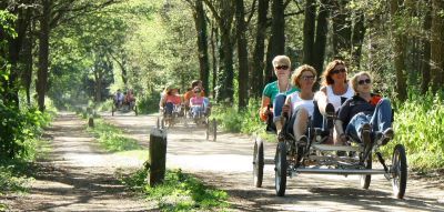 Velorette Groepsfietsen familiefietsen verhuur