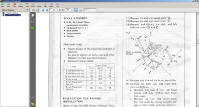 Honda Goldwing GL 1100 Service Manuals.