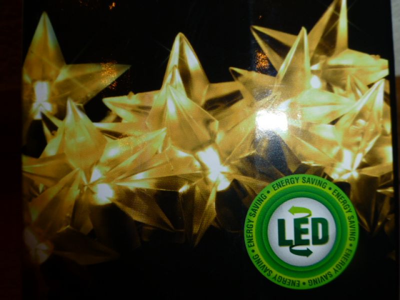 NIEUW LED Kerstverlichting 40 ster lampjes bi/bu warm wit  