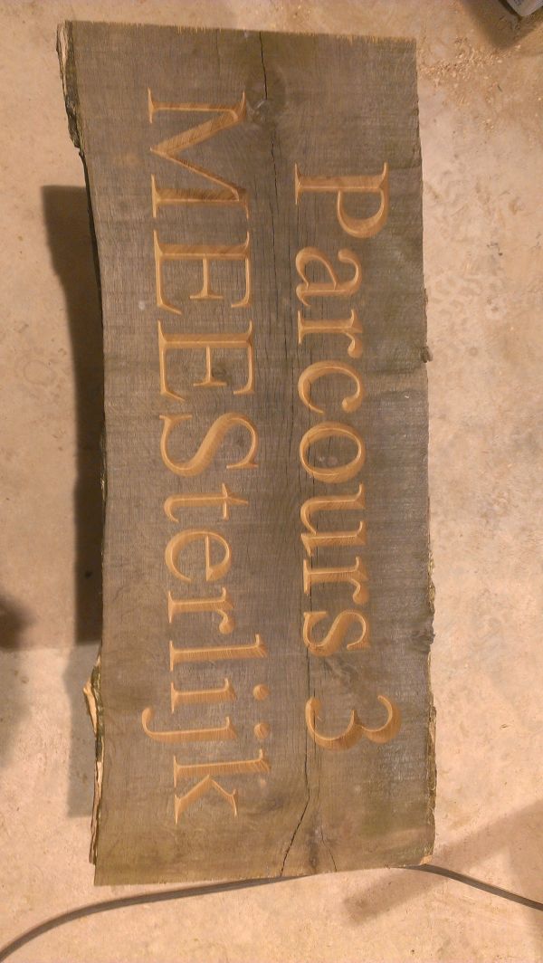 Houten Naamborden - Voor stal / woning / landhek / schuur