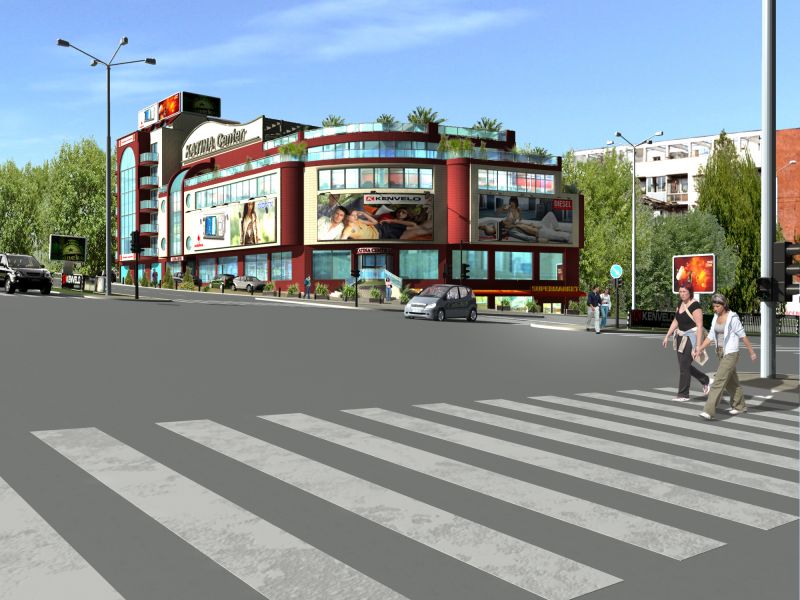 Bulgarije, Dobrich - 4600m2 winkel en business centrum